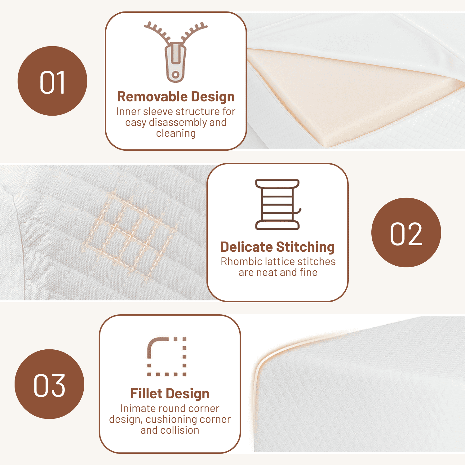 Atlas Mattress 6" Twin Gel Memory Foam Mattress, Breathable Cover,  Medium Firmness