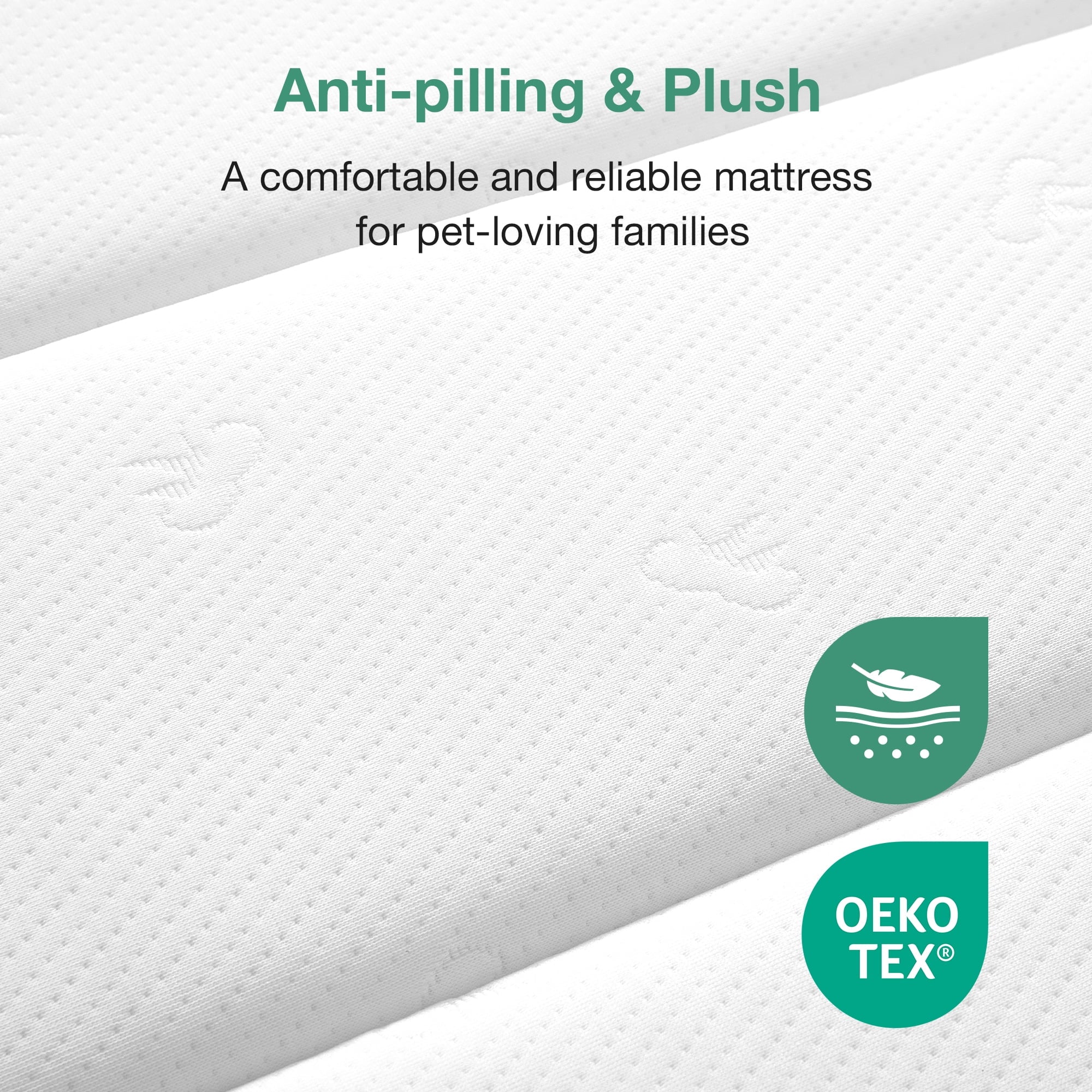 Novilla Snowfall 8 inch Twin Size Mattress in a Box, Hybrid Medium Support Mattresses, Pocket Spring and CertiPUR-US, Pressure Relief & Motion Isolation