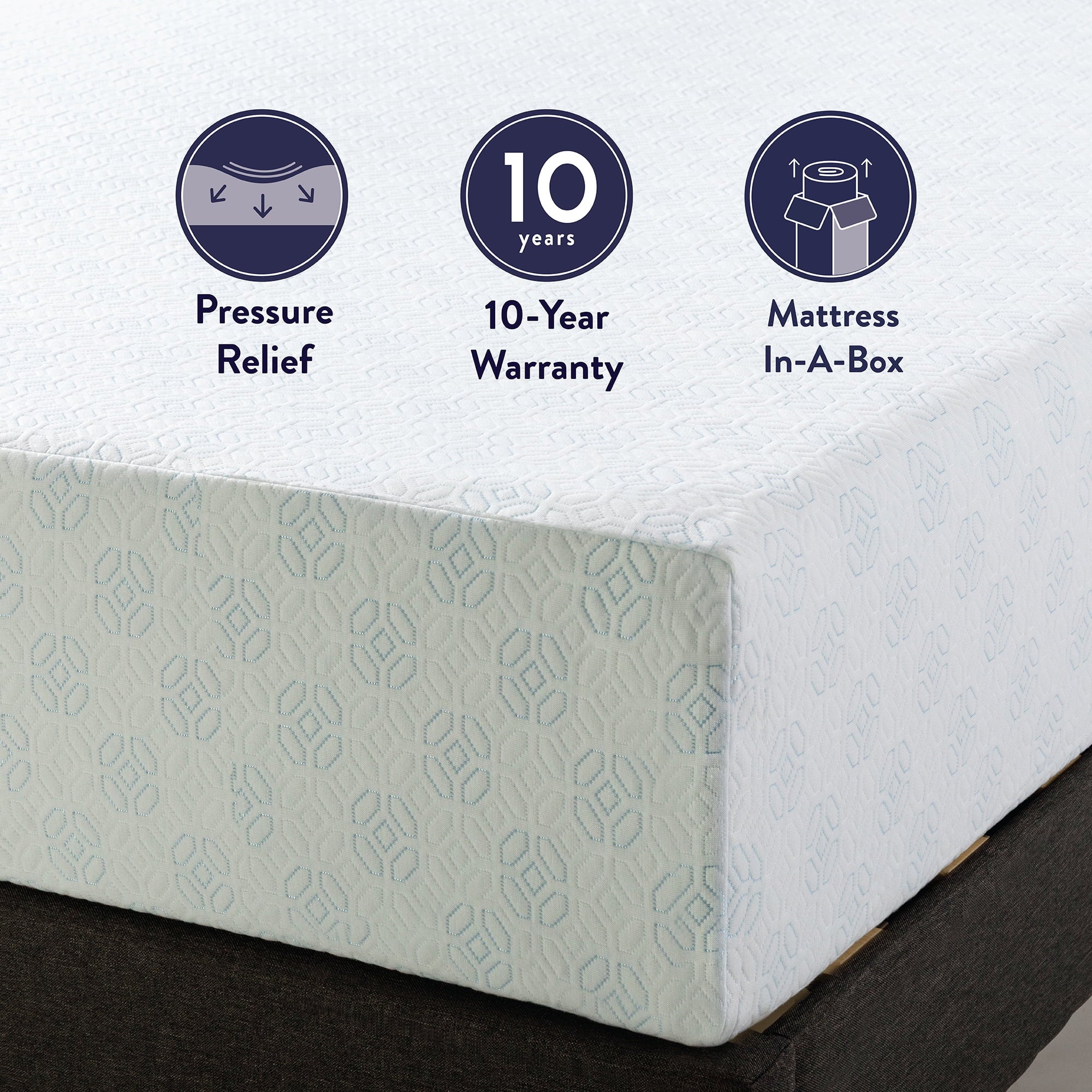 Best Price Mattress Airflow 8-Inch Memory Foam Mattress, Twin