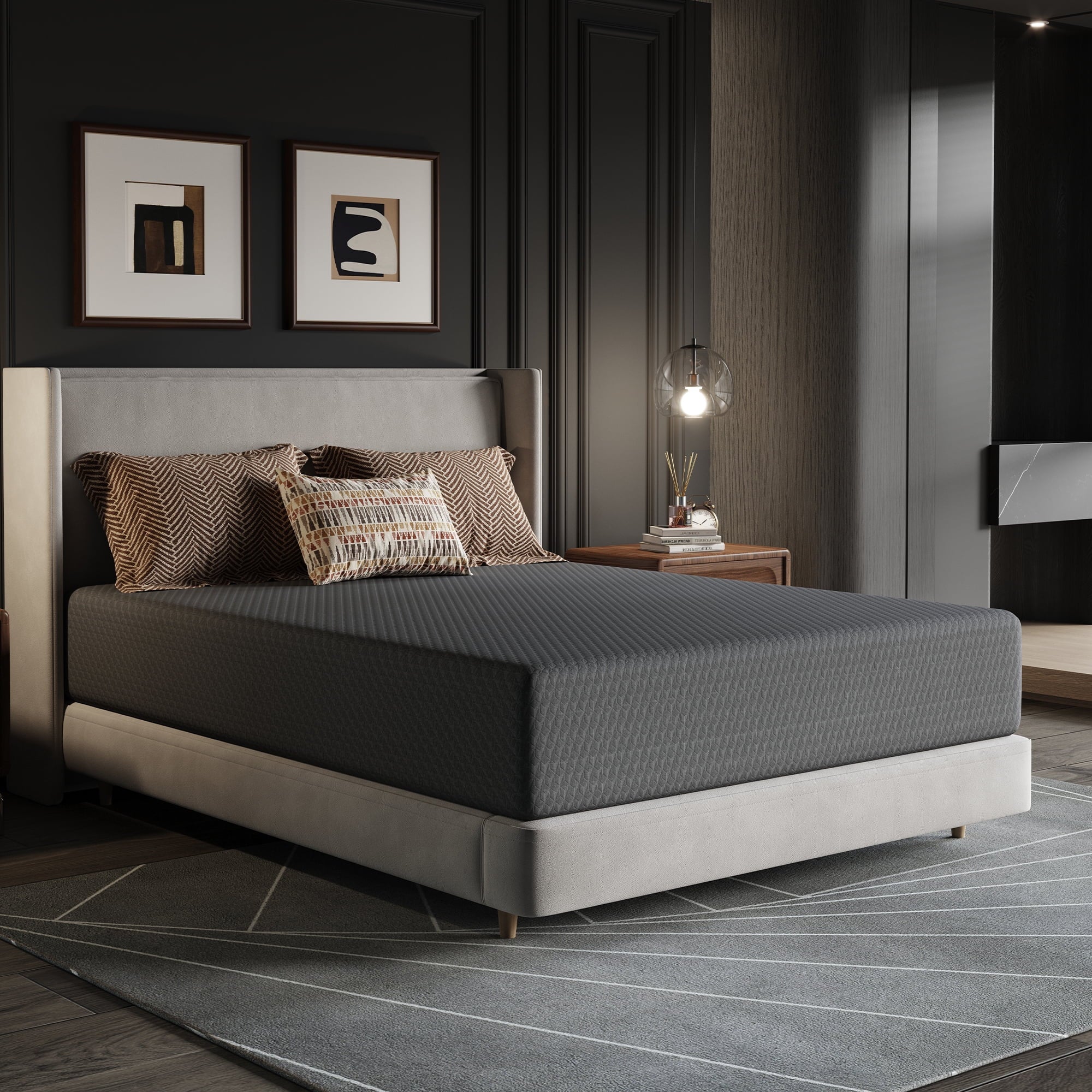 Avenco Lumina 10" Medium Adult Cooling Memory Foam Mattress, King Size