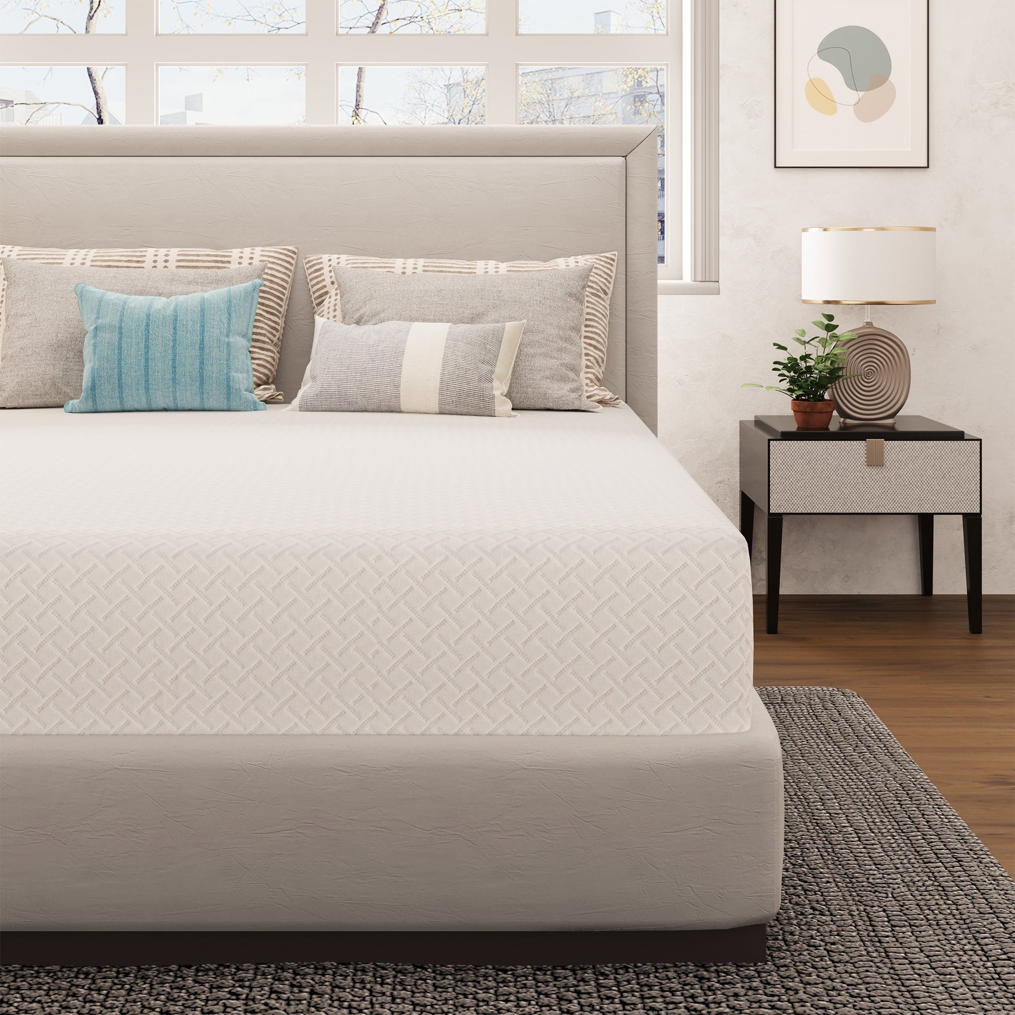 EGOHOME TrueZen Twin Mattress, 5" Memory Foam Mattresses in a Box, Medium