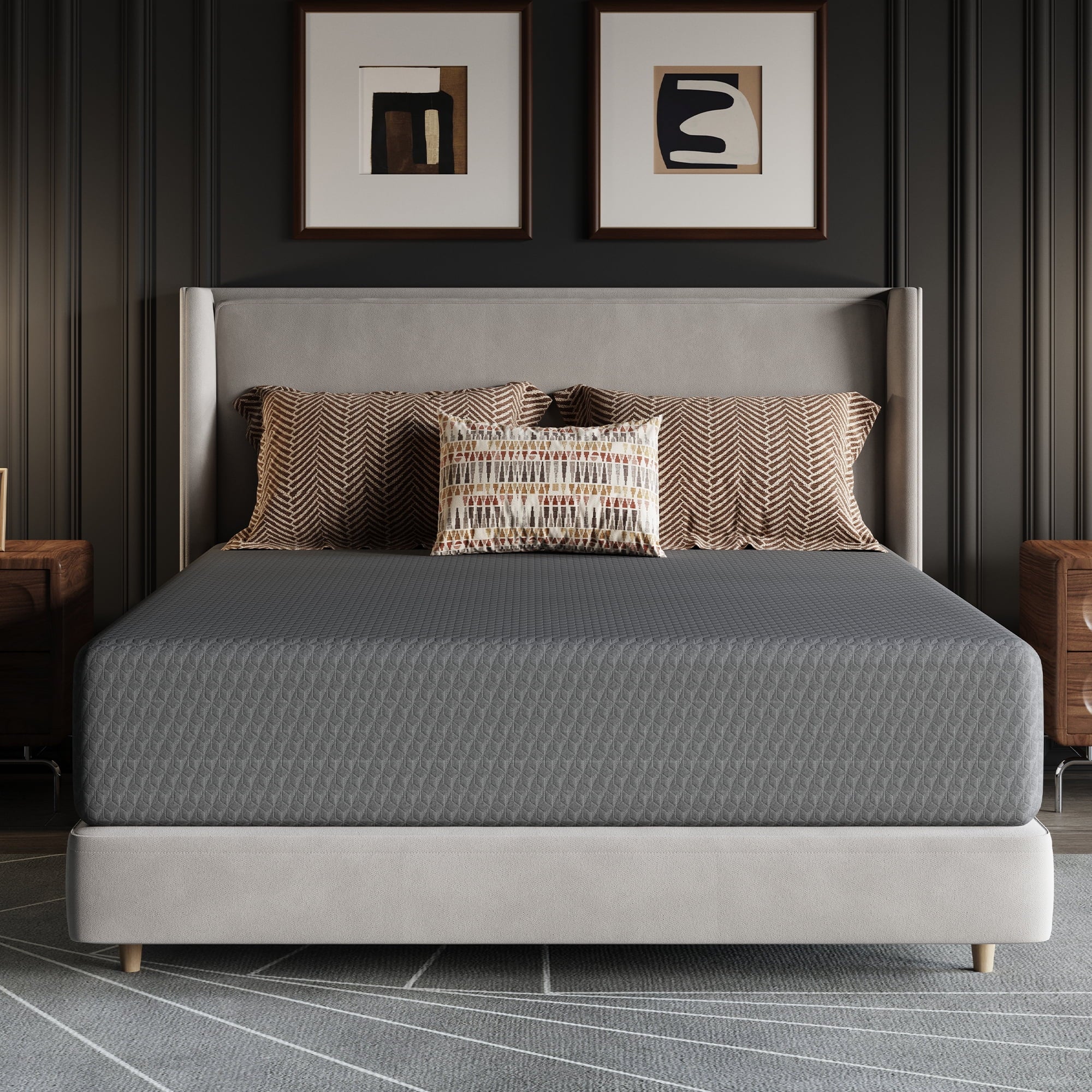 Avenco Lumina 10" Medium Adult Cooling Memory Foam Mattress, King Size