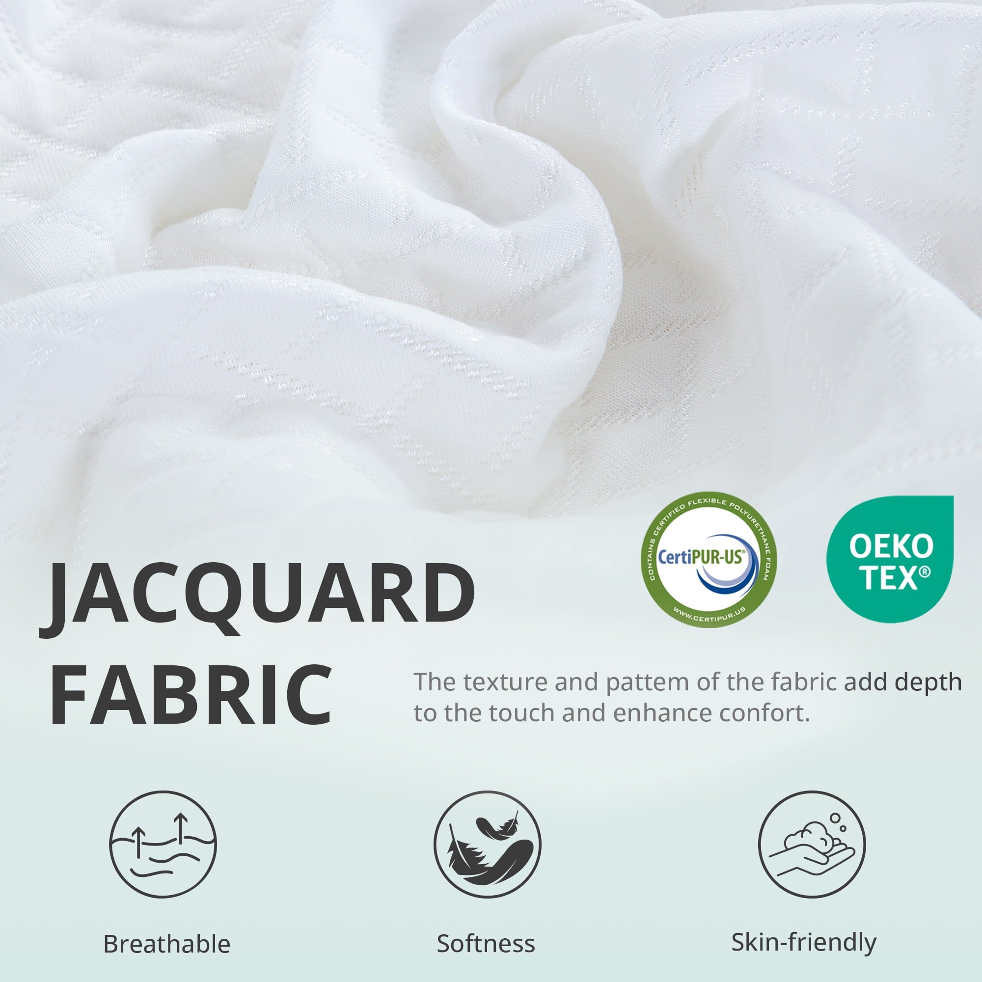 EGOHOME TrueZen Twin Mattress, 5" Memory Foam Mattresses in a Box, Medium