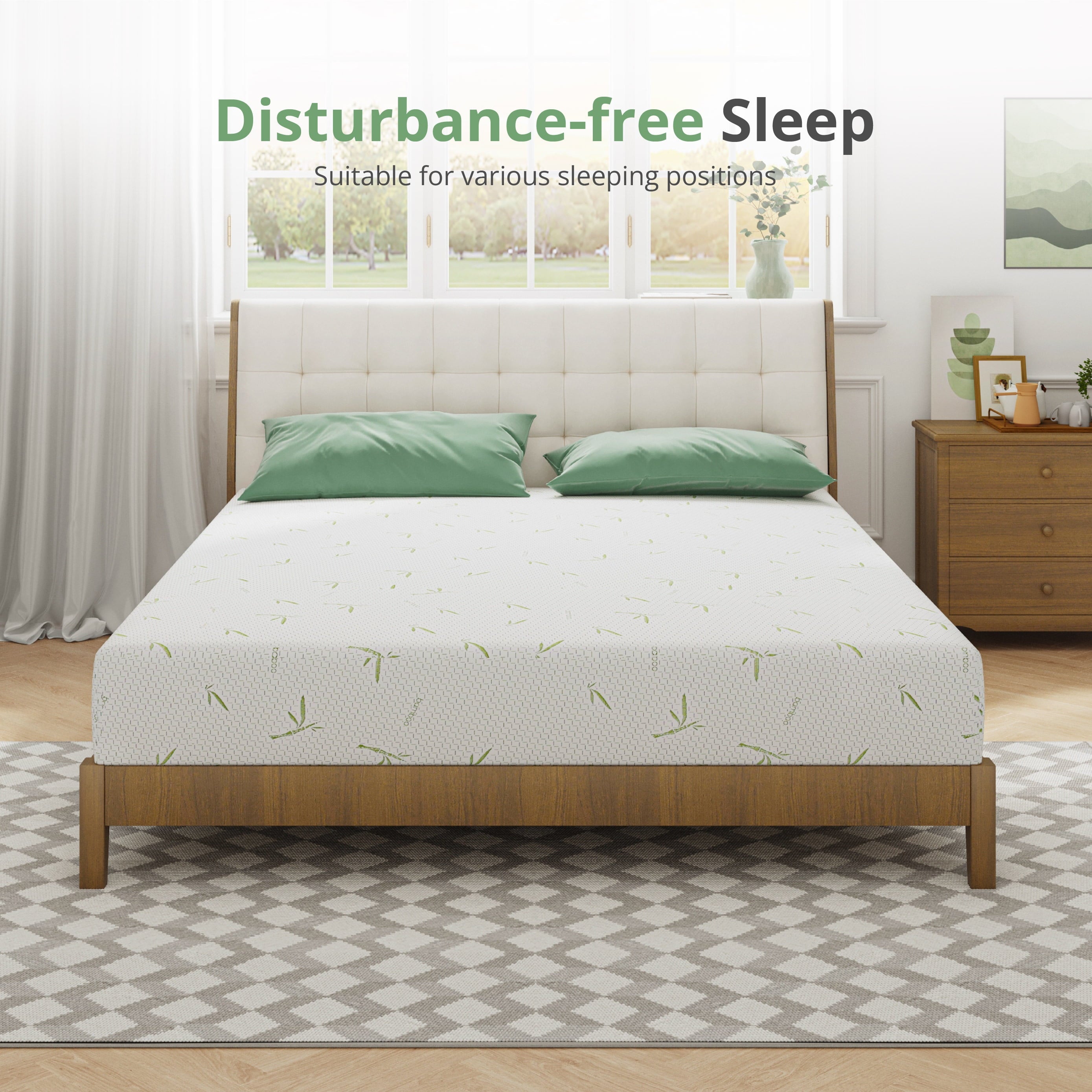 Arctus Twin Mattress, 8 inch Gel Memory Foam Mattress in a Box, Medium